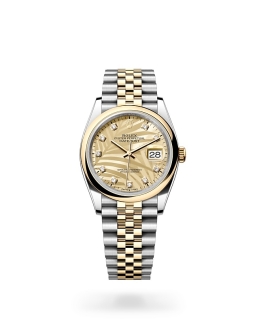 Rolex Datejust in Oystersteel and gold m126203-0043 at Reeds Jewelers