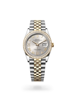 Rolex Datejust in Oystersteel and gold m126283rbr-0017 at Reeds Jewelers