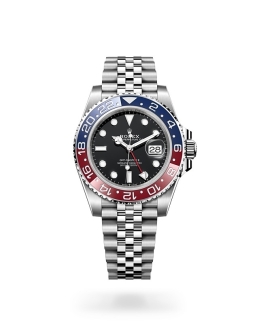 Rolex GMT-Master II in Oystersteel m126710blro-0001 at Reeds Jewelers