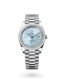 Rolex Day-Date in Platinum m228396tbr-0002 at Reeds Jewelers