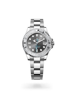 Rolex Yacht-Master in Platinum, Oystersteel m268622-0002 at Reeds Jewelers