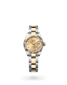 Rolex Lady-Datejust in Oystersteel and gold m279173-0012 at Reeds Jewelers