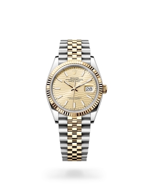 Rolex Datejust in Oystersteel and gold m126233-0039 at Reeds Jewelers
