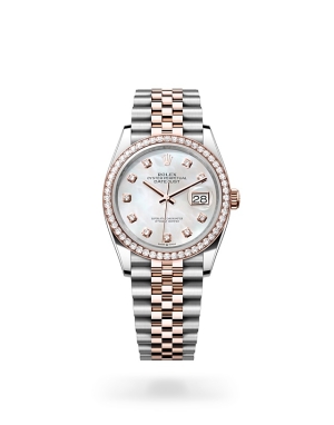 Rolex Datejust in Oystersteel and gold m126281rbr-0009 at Reeds Jewelers