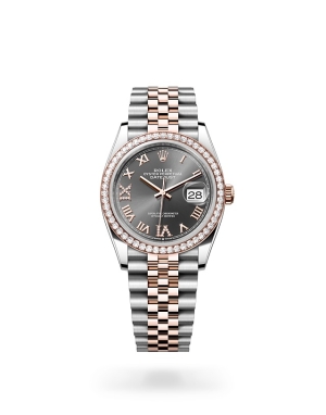 Rolex Datejust in Oystersteel and gold m126281rbr-0011 at Reeds Jewelers