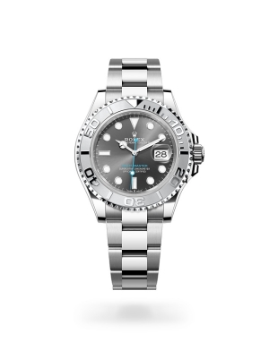 Rolex Yacht-Master in Platinum, Oystersteel m126622-0001 at Reeds Jewelers