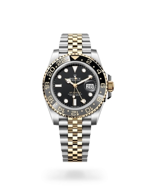 Rolex GMT-Master II in Oystersteel and gold m126713grnr-0001 at Reeds Jewelers