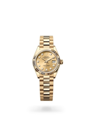 Rolex Lady-Datejust in Gold m279178-0017 at Reeds Jewelers