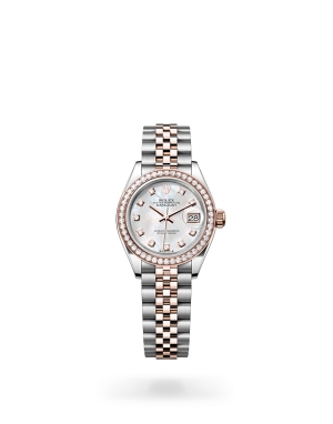 Rolex Lady-Datejust in Oystersteel and gold m279381rbr-0013 at Reeds Jewelers