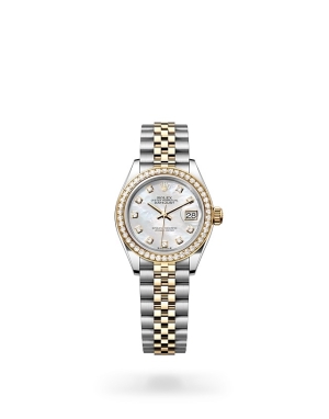 Rolex Lady-Datejust in Oystersteel and gold m279383rbr-0019 at Reeds Jewelers