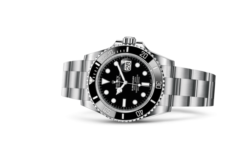 Rolex Steel Submariner Date Watch - Black Bezel - Black Dial - 2020 Re