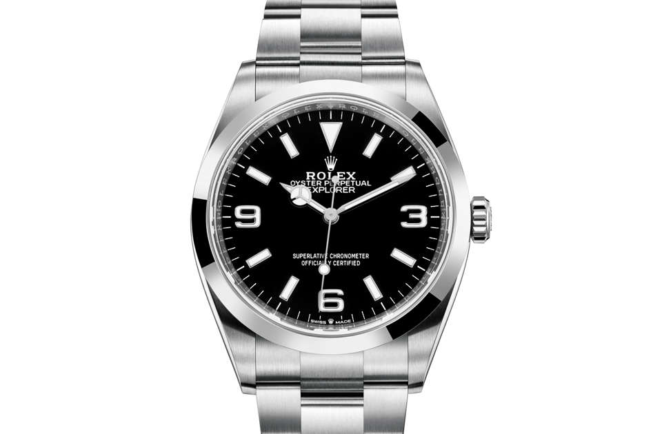 Rolex Explorer in Oystersteel m124270-0001 at Reeds Jewelers