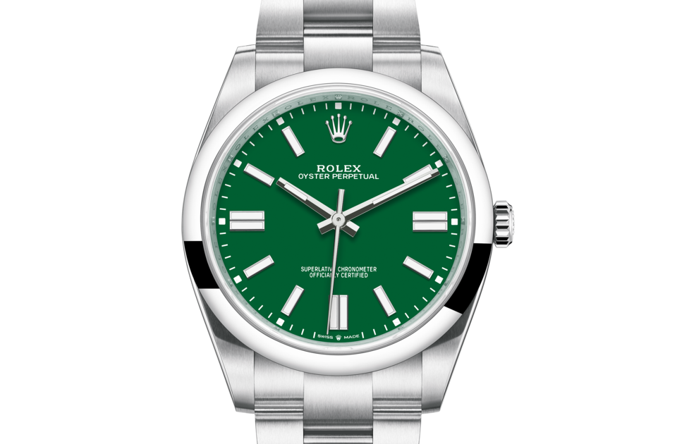 Rolex Oyster Perpetual in Oystersteel m124300-0005 at Reeds Jewelers