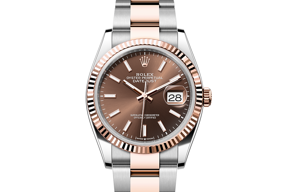 Rolex Datejust in Oystersteel and gold m126231-0044 at Reeds Jewelers