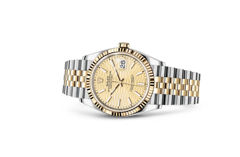 Rolex Datejust in Oystersteel and gold m126233-0039 at Reeds Jewelers