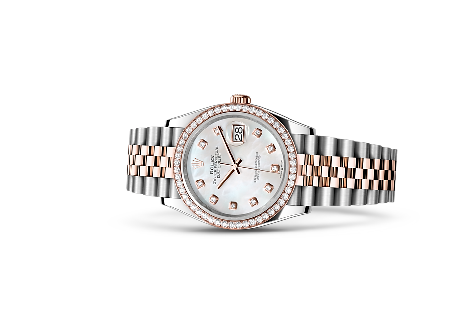 Rolex Datejust in Oystersteel and gold m126281rbr-0009 at Reeds Jewelers
