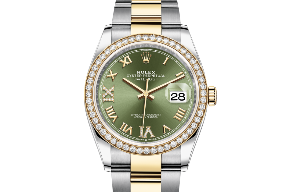 Rolex datejust 36 online oystersteel and yellow gold
