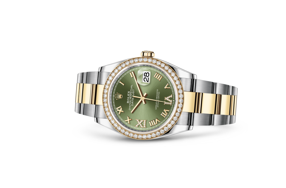 Rolex Datejust in Oystersteel and gold m126283rbr-0012 at Reeds Jewelers