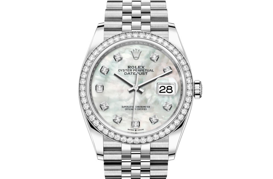 Rolex Datejust in Oystersteel Oystersteel and gold m126284rbr