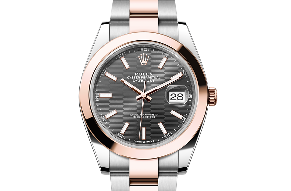 Rolex Datejust in Oystersteel and gold m126301-0019 at Reeds Jewelers