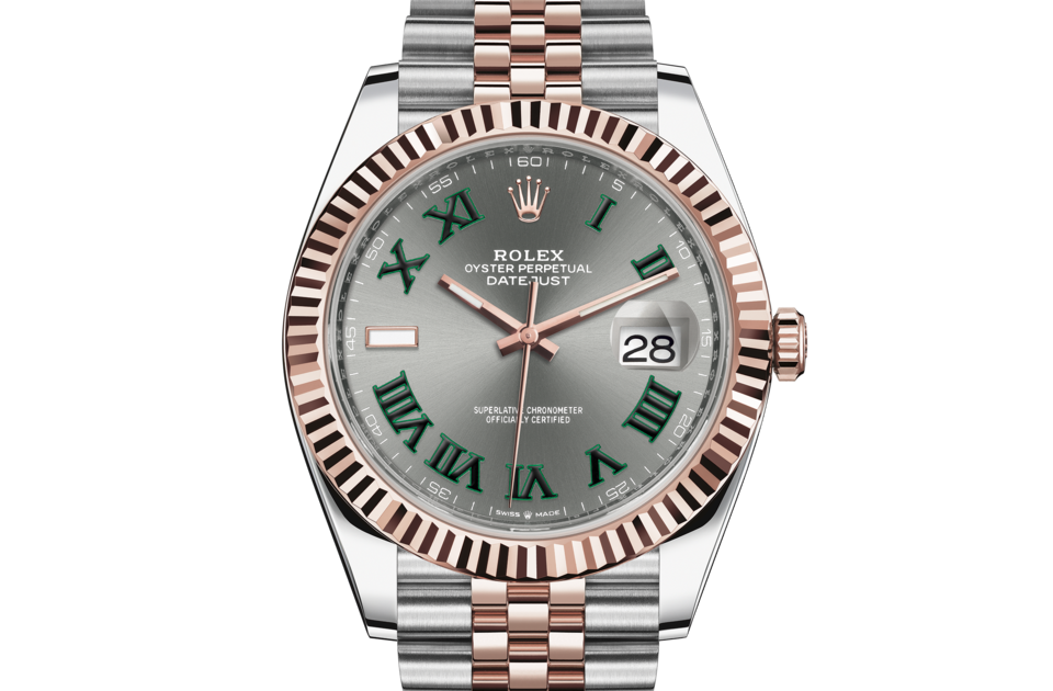 Rolex Datejust in Oystersteel and gold m126331-0016 at Reeds Jewelers