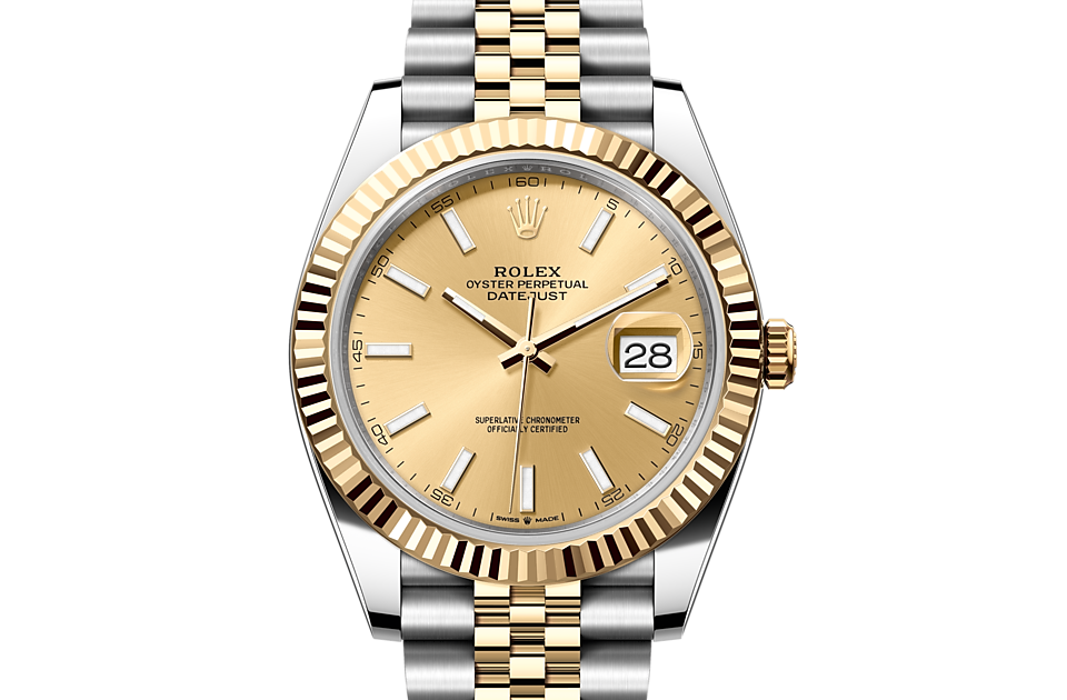 Rolex Datejust in Oystersteel and gold m126333-0010 at Reeds Jewelers