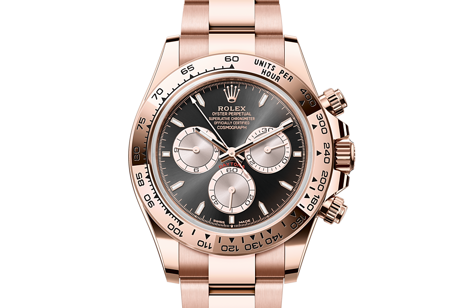 Rolex or on sale fond noir