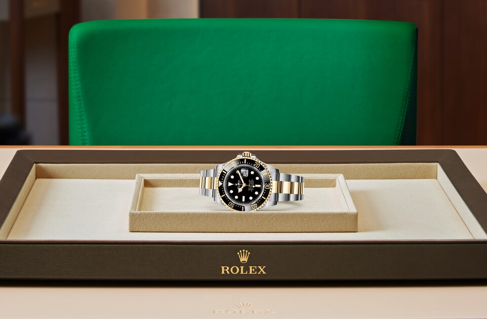 Rolex Sea-Dweller in Oystersteel and gold m126603-0001 at Reeds Jewelers