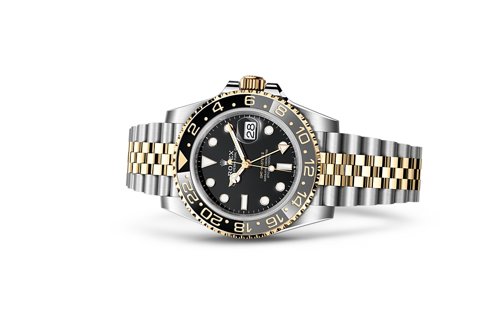 Rolex GMT-Master II in Oystersteel and gold m126713grnr-0001 at Reeds Jewelers