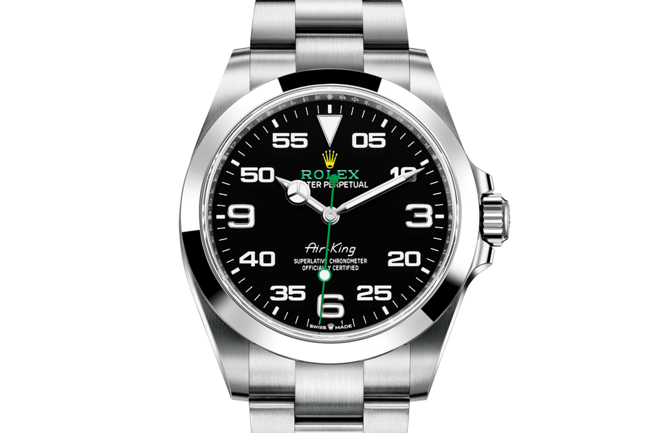 elefant TRUE Ledelse Rolex Air-King in Oystersteel, m126900-0001 | REEDS Jewelers