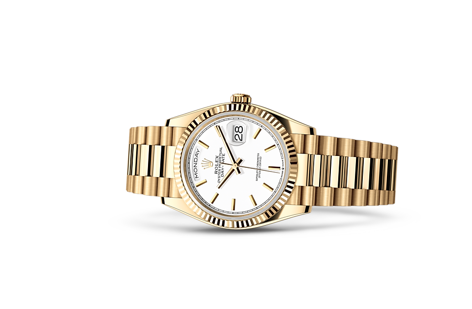 Rolex Day-Date in Gold m128238-0081 at Reeds Jewelers