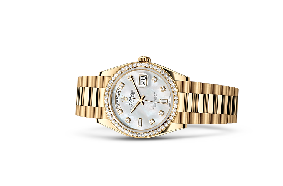 Rolex Day-Date in Gold m128348rbr-0017 at Reeds Jewelers