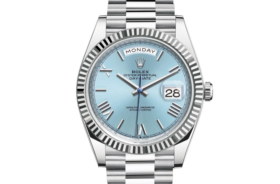Rolex Day-Date in Platinum m228236-0012 at Reeds Jewelers