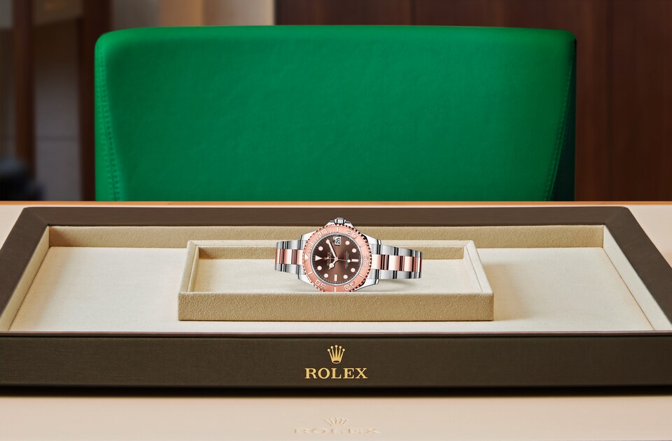 Rolex Yacht-Master in Oystersteel and gold m268621-0003 at Reeds Jewelers