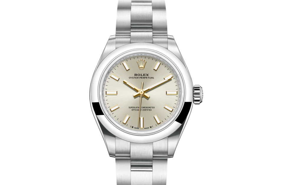 Rolex Oyster Perpetual in Oystersteel m276200-0001 at Reeds Jewelers