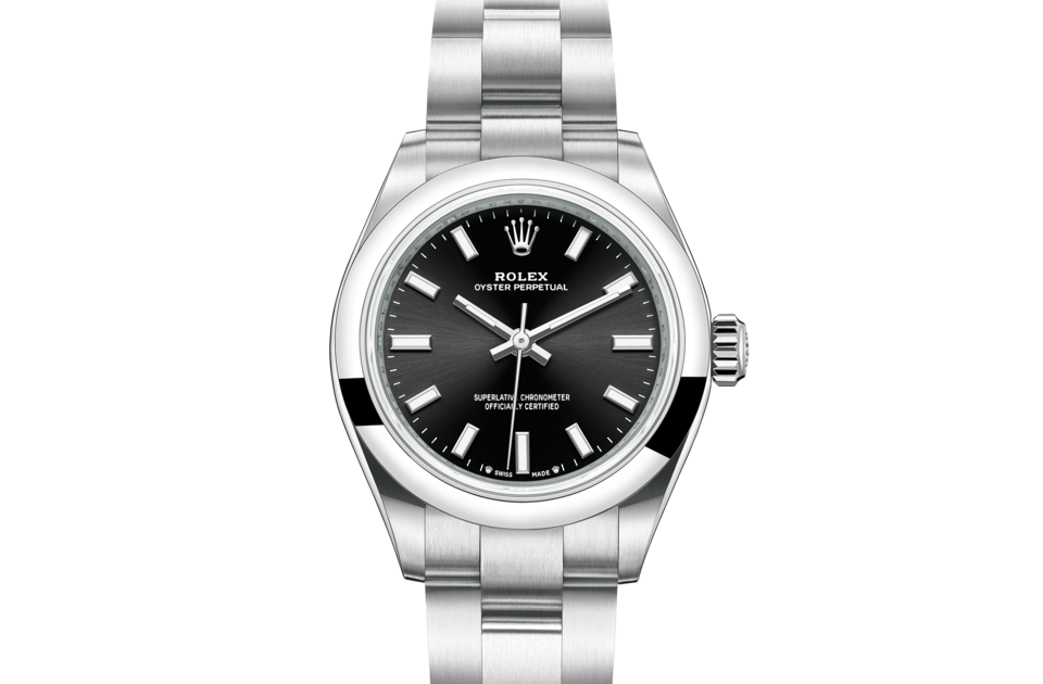 Rolex Oyster Perpetual in Oystersteel m276200-0002 at Reeds Jewelers