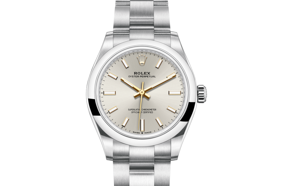 Rolex Oyster Perpetual in Oystersteel m277200-0001 at Reeds Jewelers