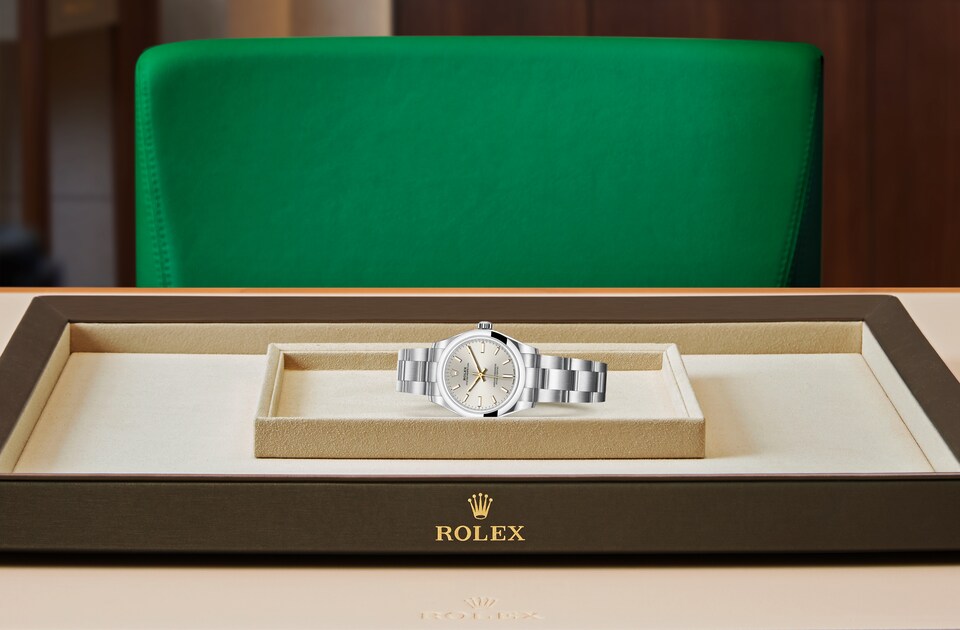 Rolex Oyster Perpetual in Oystersteel m277200-0001 at Reeds Jewelers
