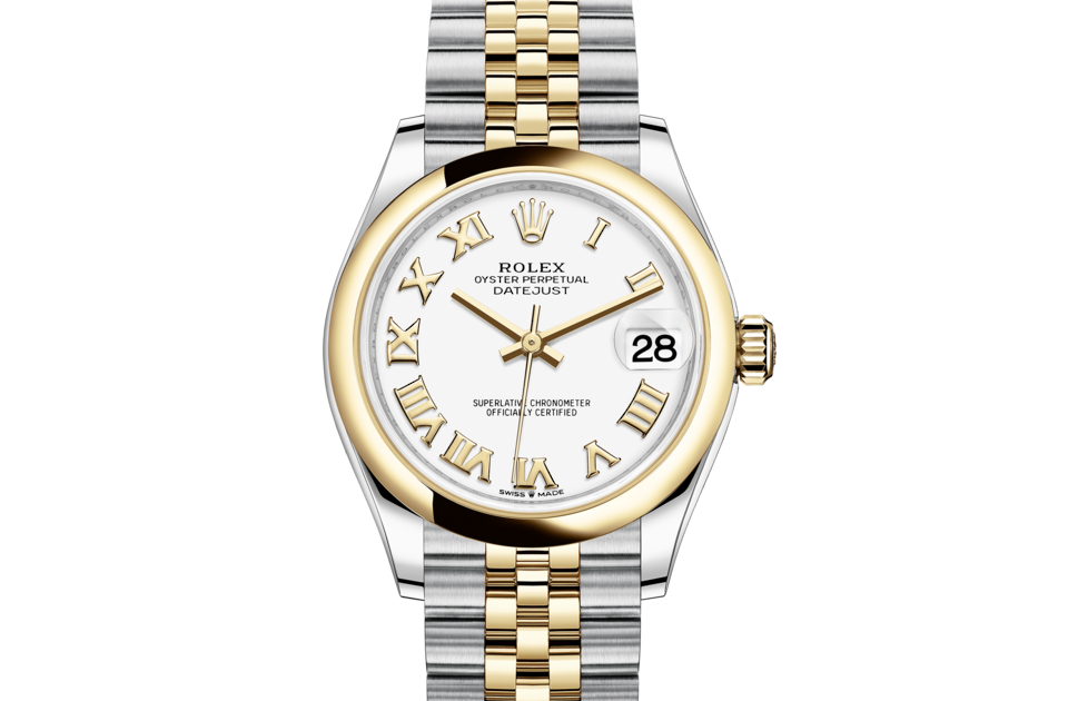 Rolex Datejust in Oystersteel and gold m278243-0002 at Reeds Jewelers