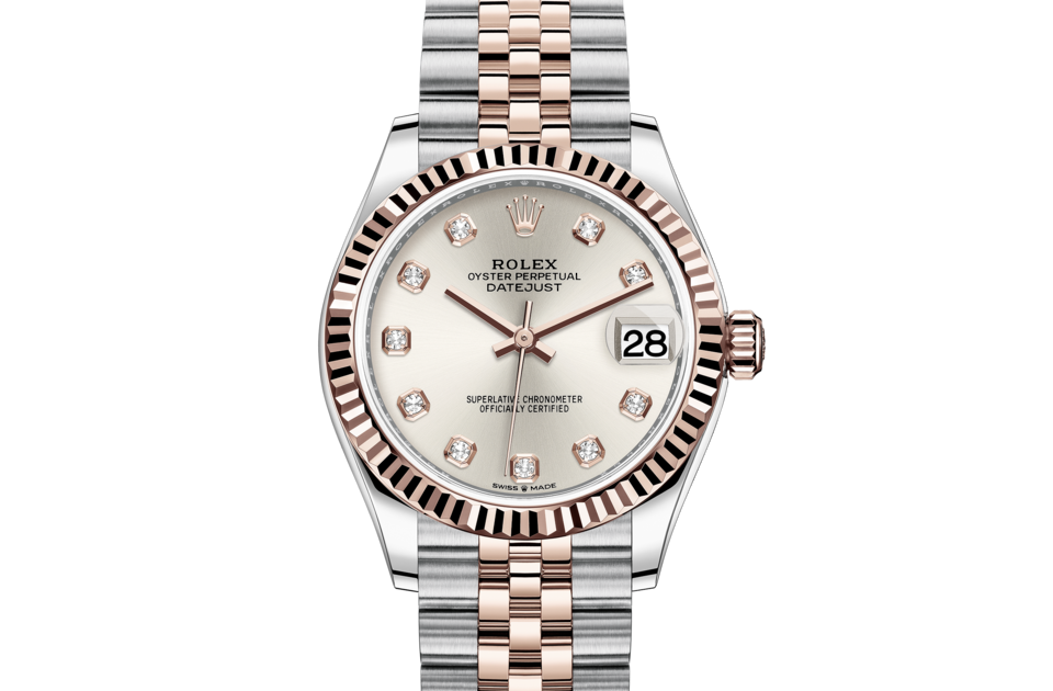 Rolex Datejust in Oystersteel and gold m278271-0016 at Reeds Jewelers