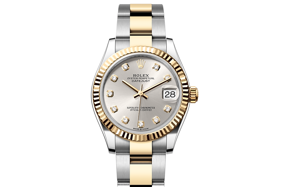 Rolex Datejust in Oystersteel and gold m278273-0019 at Reeds Jewelers