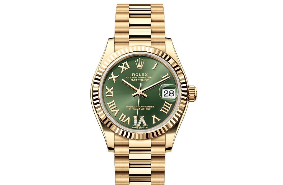 Rolex Datejust in Gold m278278-0030 at Reeds Jewelers