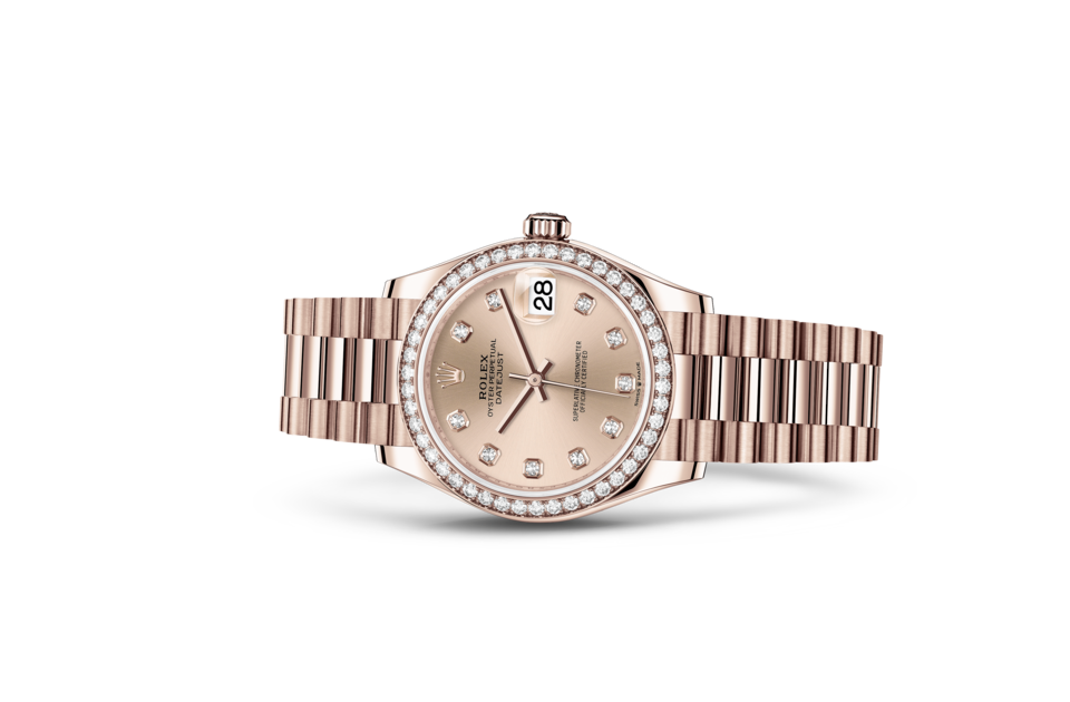 Rolex Datejust in Gold m278285rbr-0025 at Reeds Jewelers