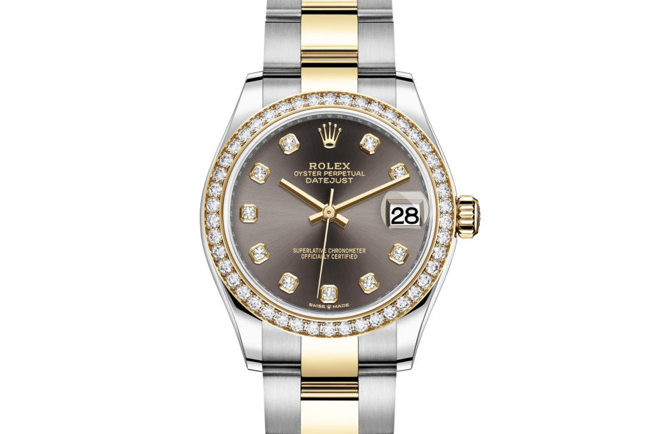 Rolex Datejust in Oystersteel and gold m278383rbr-0021 at Reeds Jewelers