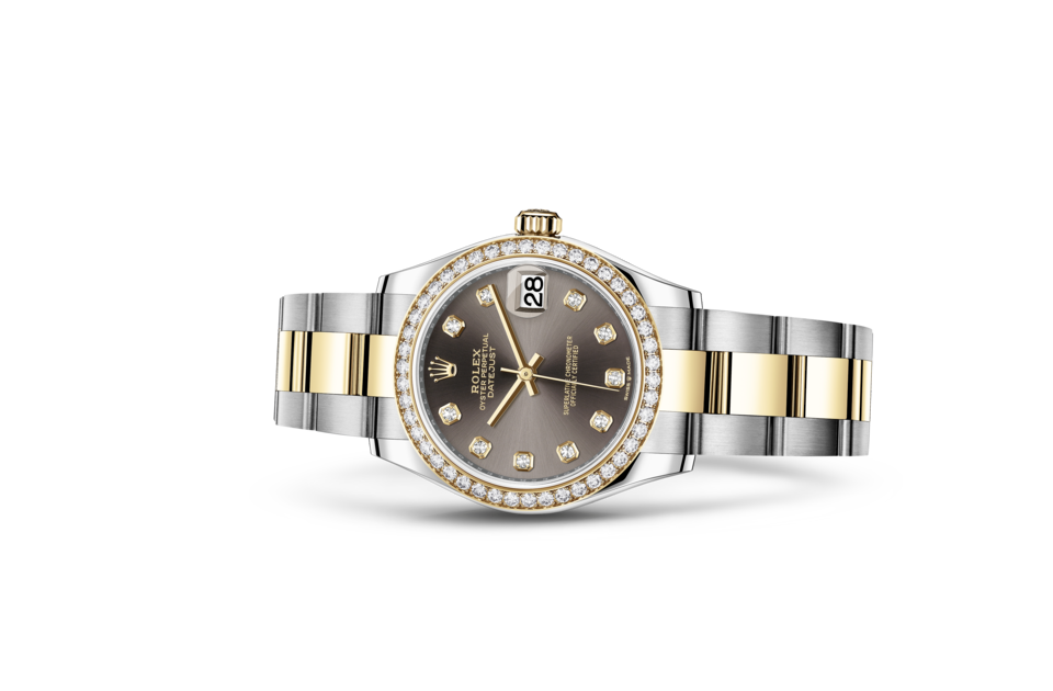 Rolex Datejust in Oystersteel and gold m278383rbr-0021 at Reeds Jewelers