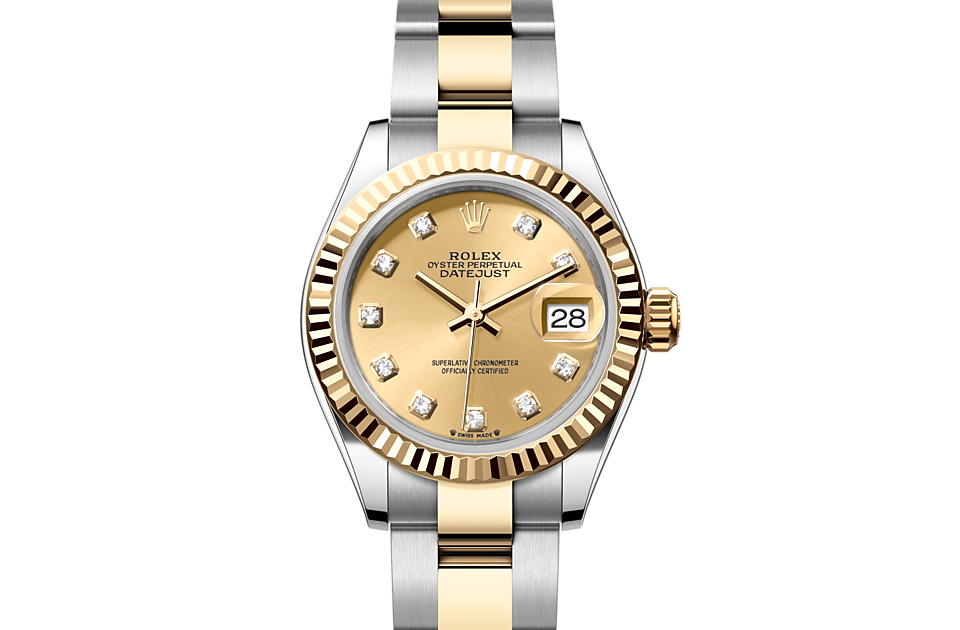 Rolex Lady-Datejust in Oystersteel and gold m279173-0012 at Reeds Jewelers