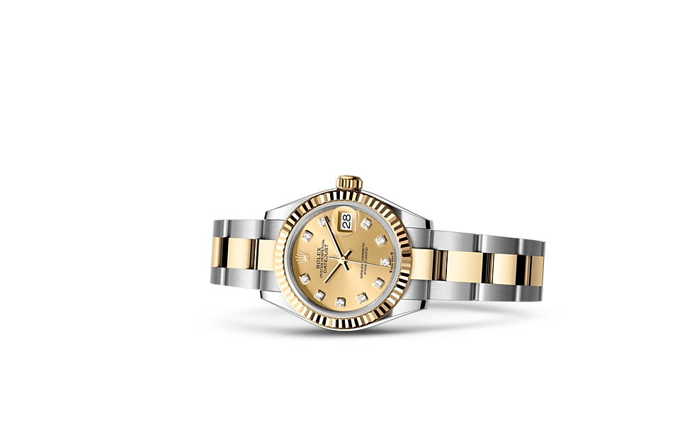 Rolex Lady-Datejust in Oystersteel and gold m279173-0012 at Reeds Jewelers
