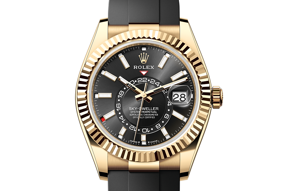 Rolex Sky-Dweller in Gold m336238-0002 at Reeds Jewelers