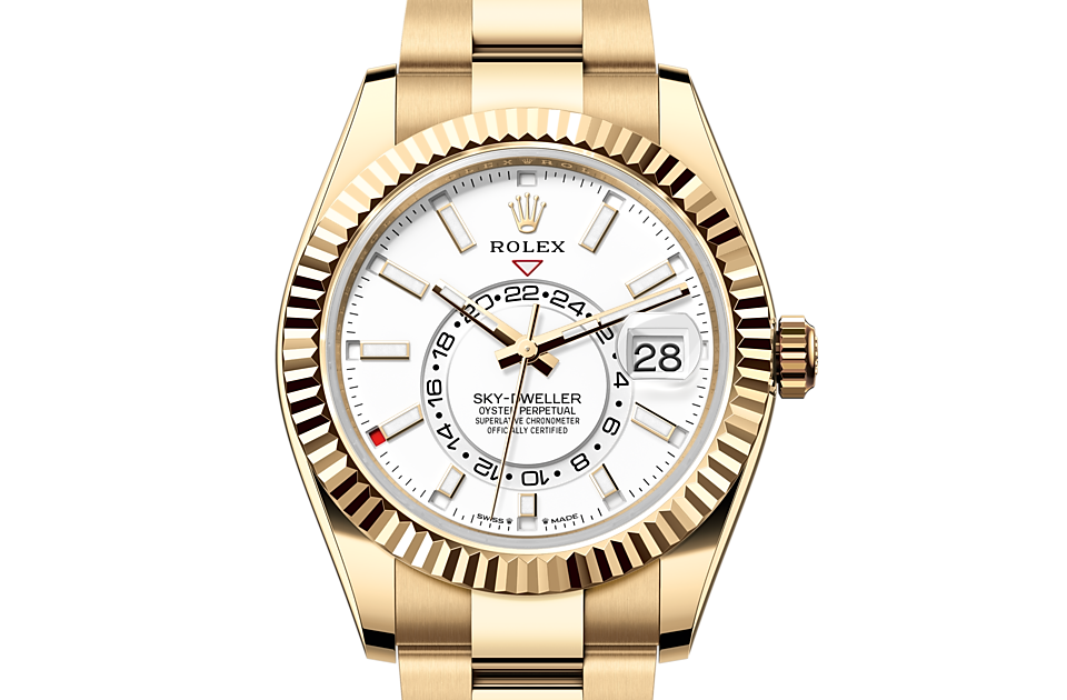 Rolex Sky-Dweller in Gold m336938-0003 at Reeds Jewelers