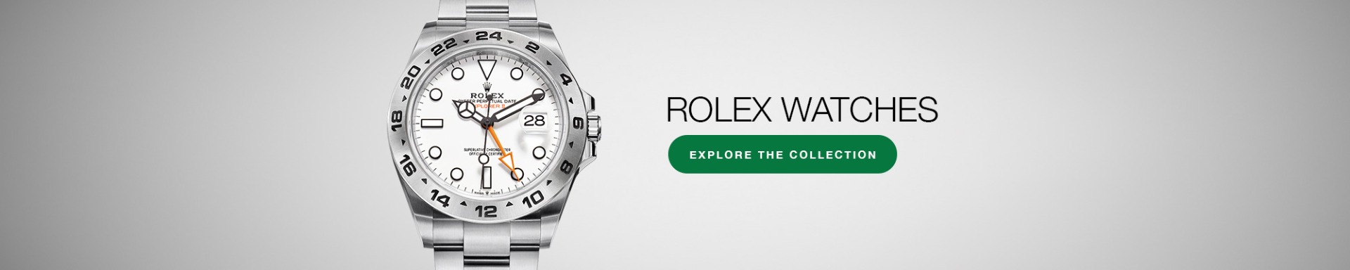 ROLEX New Watches 2023 Banner